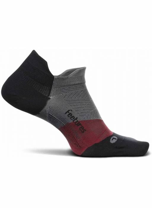 جوراب ورزشی مردانه قرمز طوسی خاکستری مشکی برند feetures