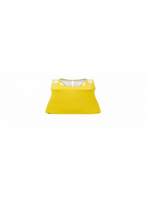 تاپ ورزشی زنانه ران هیل زرد