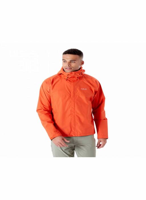 کاپشن ورزشی ضدآب (واترپروف) مردانه نارنجی برند rab
