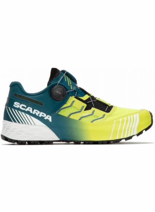 کفش ورزشی مردانه سبز آبی برند scarpa