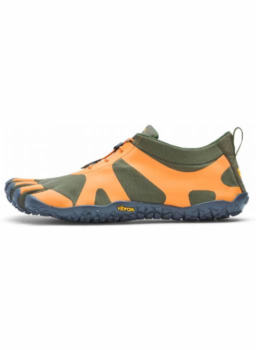 کفش پیاده روی مردانه ویبرام نارنجی سبز