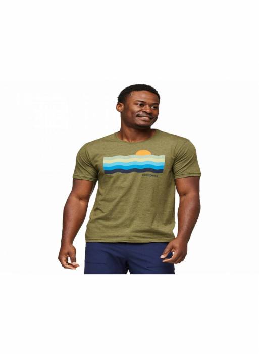 تیشرت ورزشی مردانه سبز برند cotopaxi